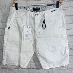 denim & flower ricky singh mens stretch shorts